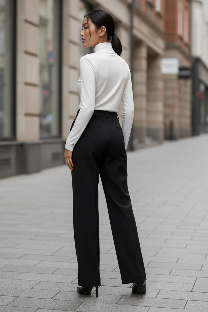 Valeska | Women Fitted Roll Neck Jumper