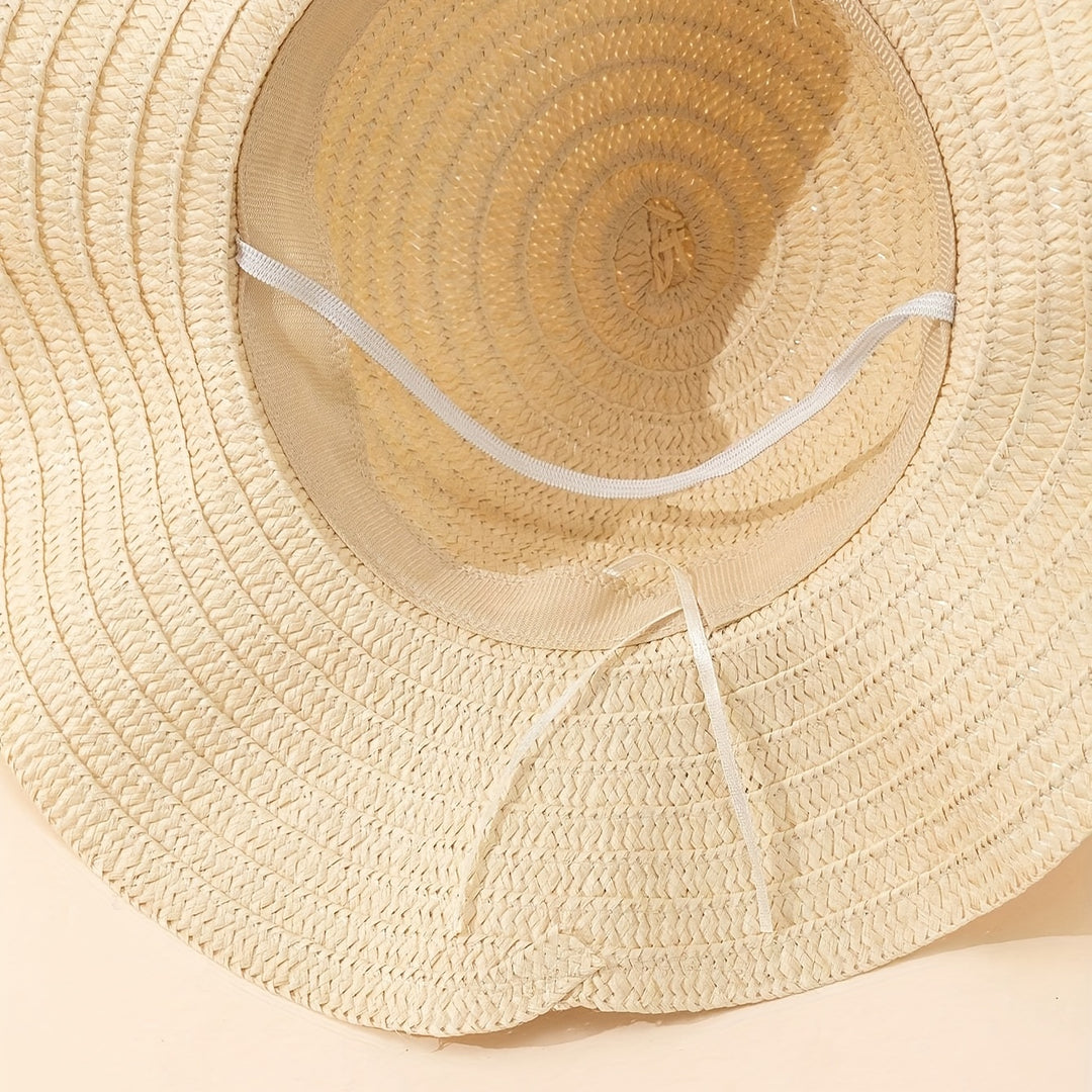 Zia | Women Wavy Brim Straw Hat