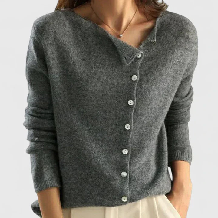 Griselda | Women Collar Button Cardigan Sweater
