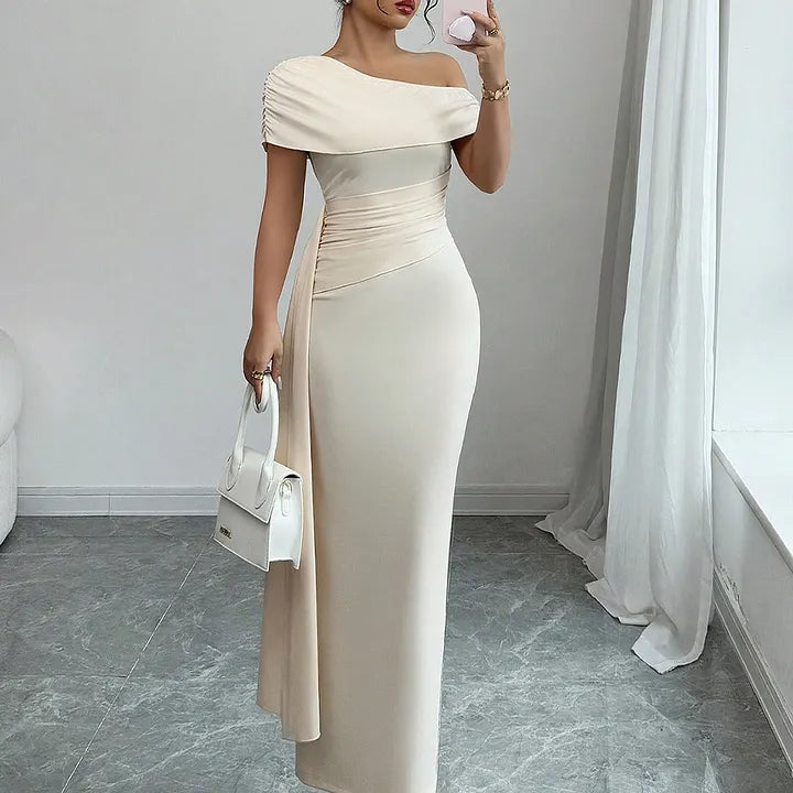 Idonea | Women One Shoulder Autumn Dress