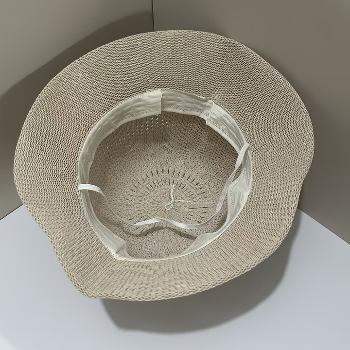 Tove | Women Floral Open Weave Bucket Hat