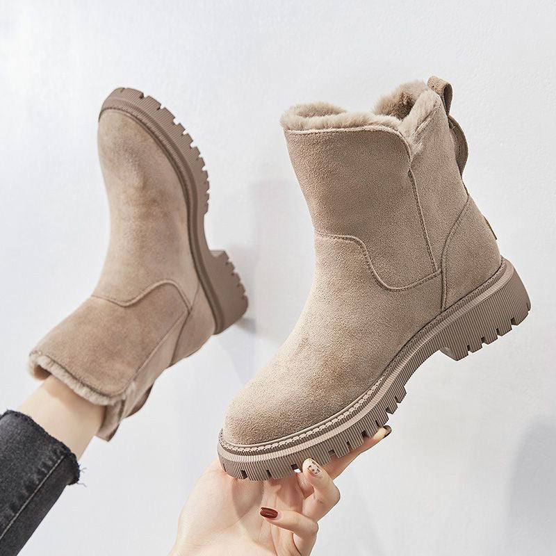 Pearline | Women Shearling Lug Winter Boots