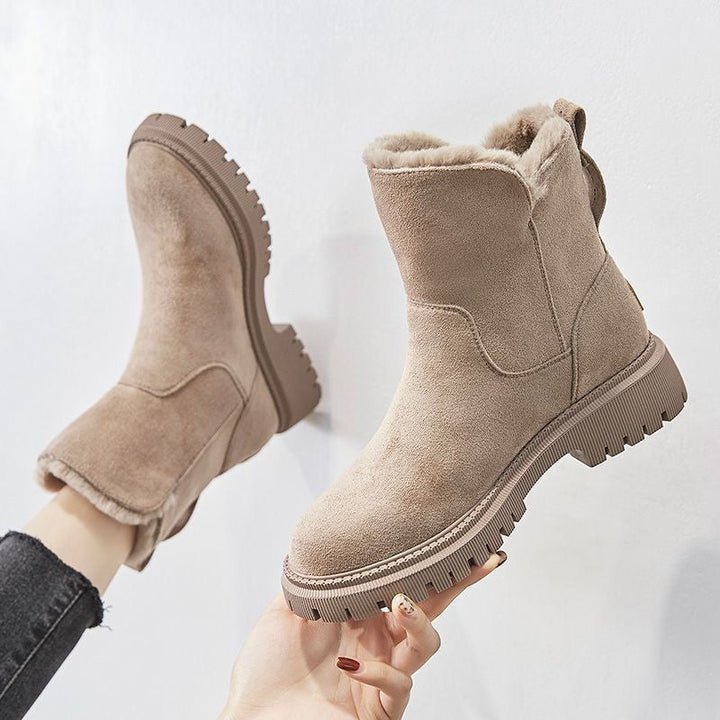 Pearline | Women Shearling Lug Winter Boots