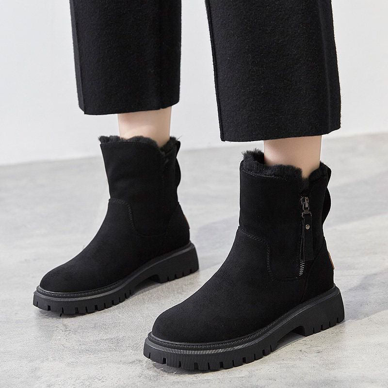 Pearline | Women Shearling Lug Winter Boots