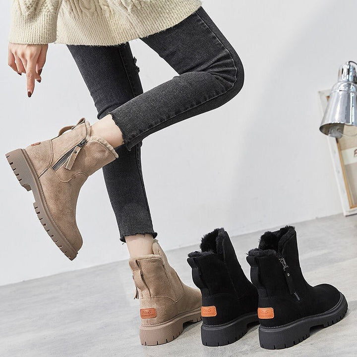 Pearline | Women Shearling Lug Winter Boots