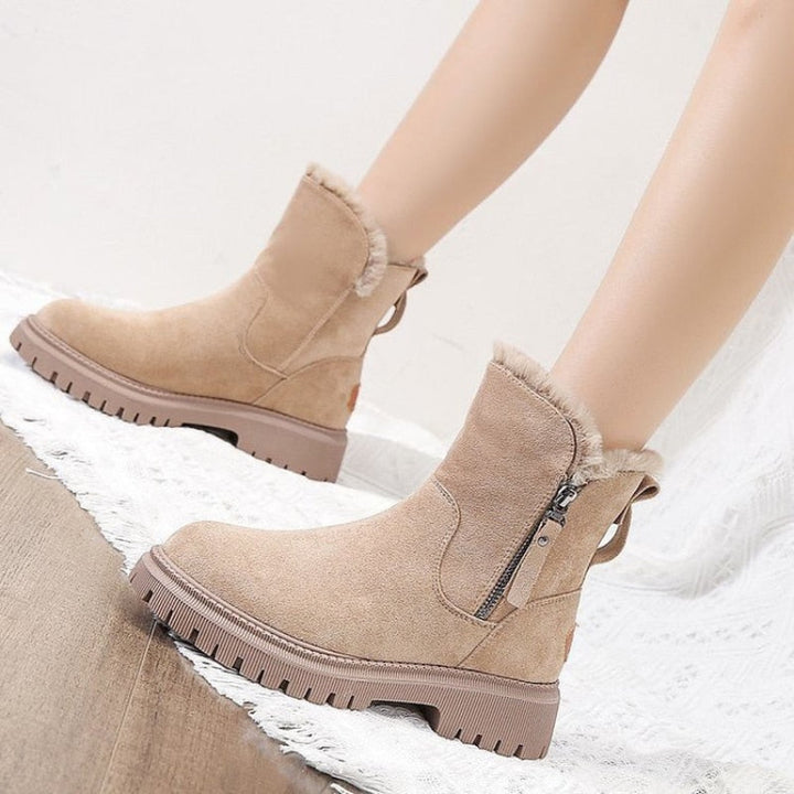 Pearline | Women Shearling Lug Winter Boots