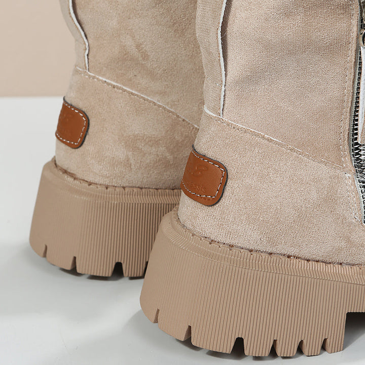 Pearline | Women Shearling Lug Winter Boots