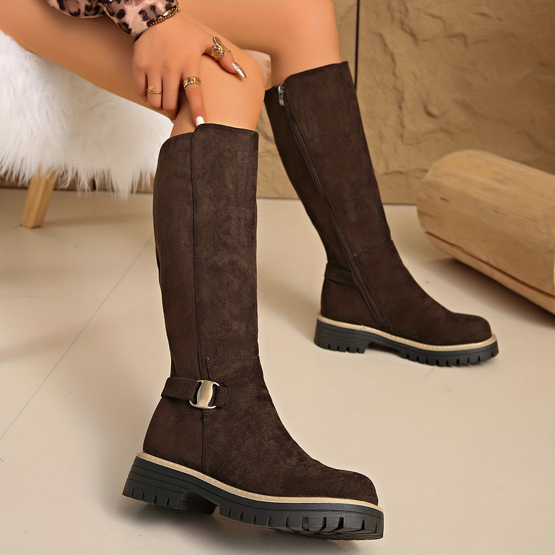 Winola | Women Lug Sole Steel Toe Boots