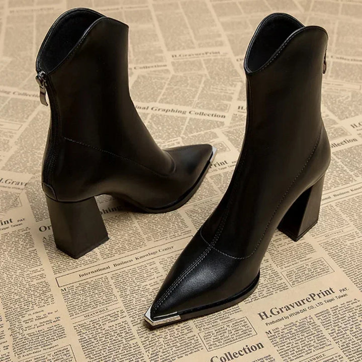 Darla | Women Chrome Tip Winter Boots