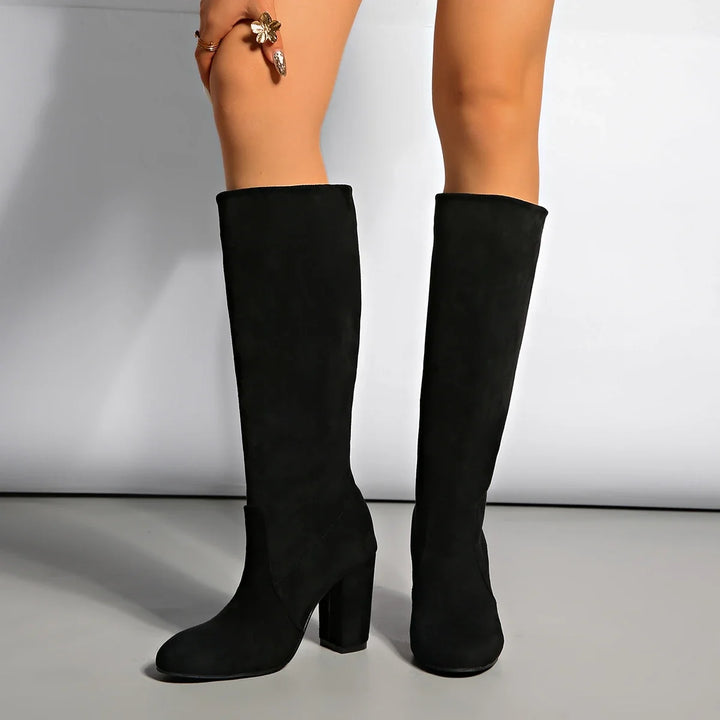 Lissie | Women Suede Heel High Boots