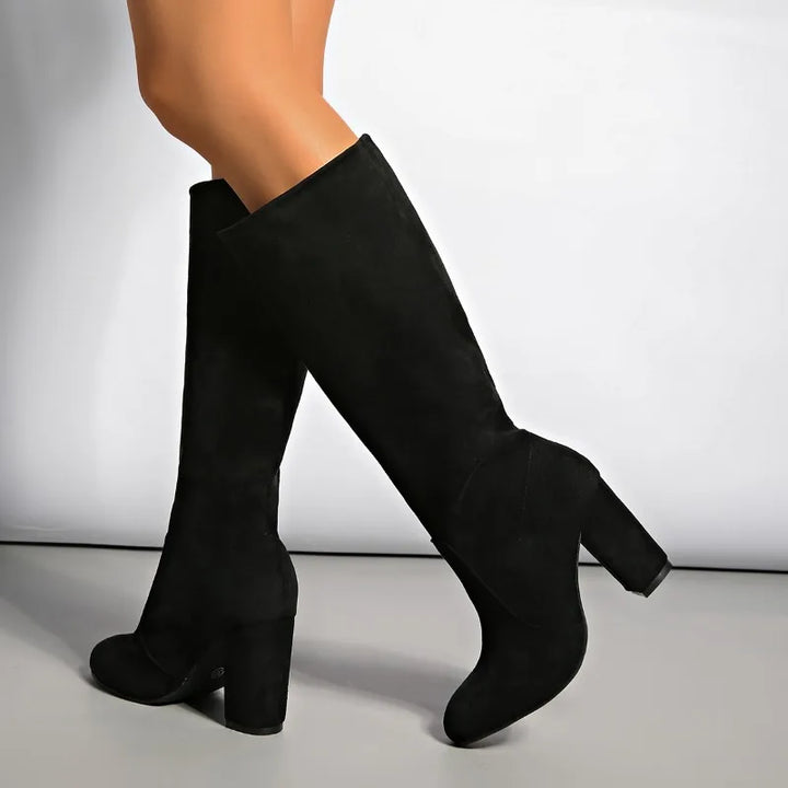 Lissie | Women Suede Heel High Boots