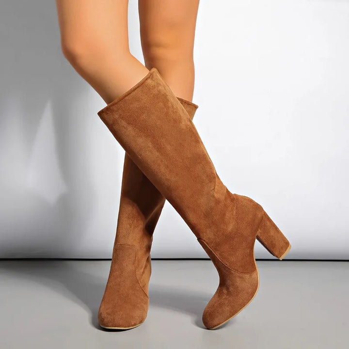 Lissie | Women Suede Heel High Boots