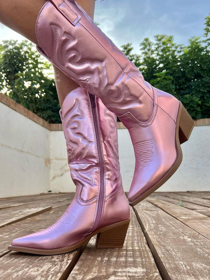 Melisent | Women Pointed Western Sparkly Boots