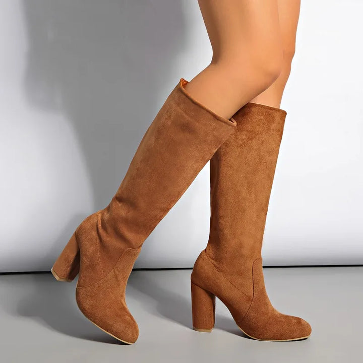 Lissie | Women Suede Heel High Boots