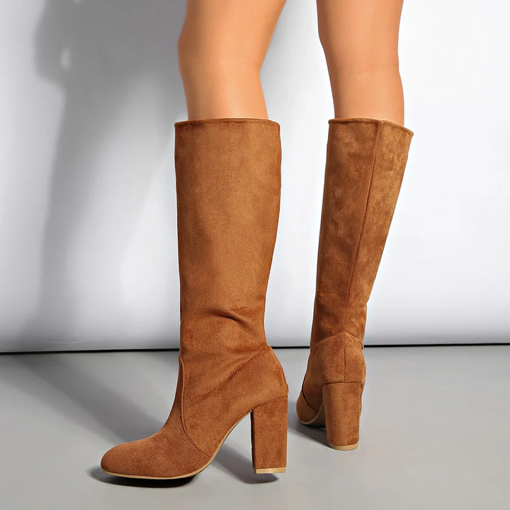 Lissie | Women Suede Heel High Boots