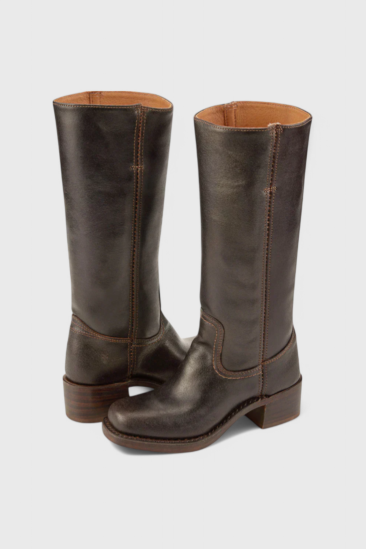 Zella | Women Square Toe Knee High Boots