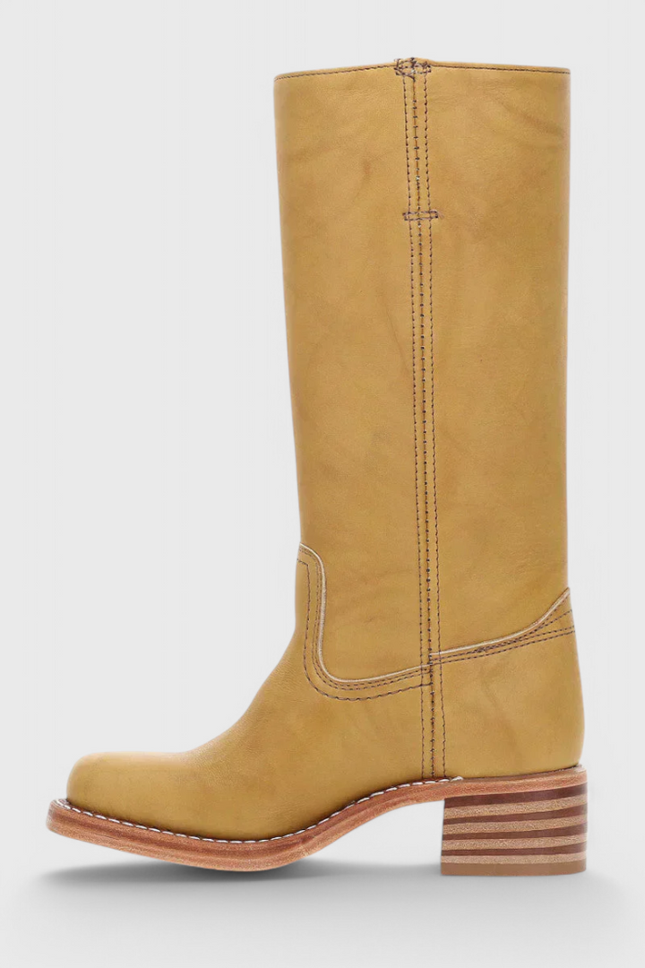 Zella | Women Square Toe Knee High Boots