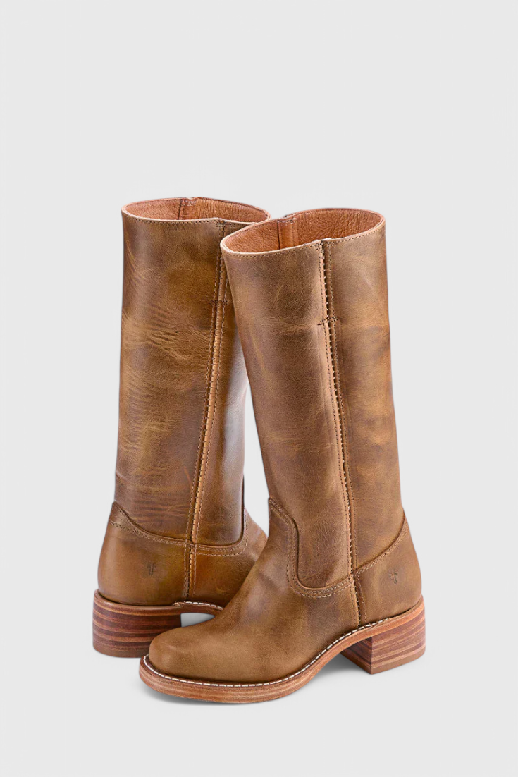 Zella | Women Square Toe Knee High Boots