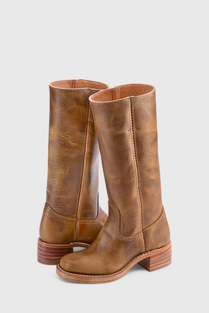 Zella | Women Square Toe Knee High Boots