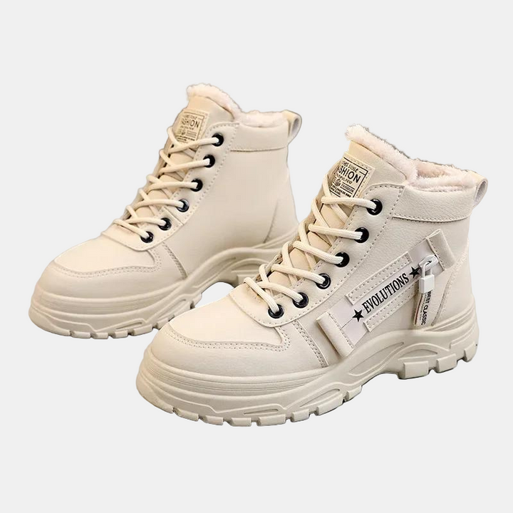 Vonda | Women Platform Fleece Winter Boots