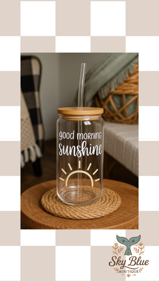 "Good Morning Sunshine" 16oz Tumbler