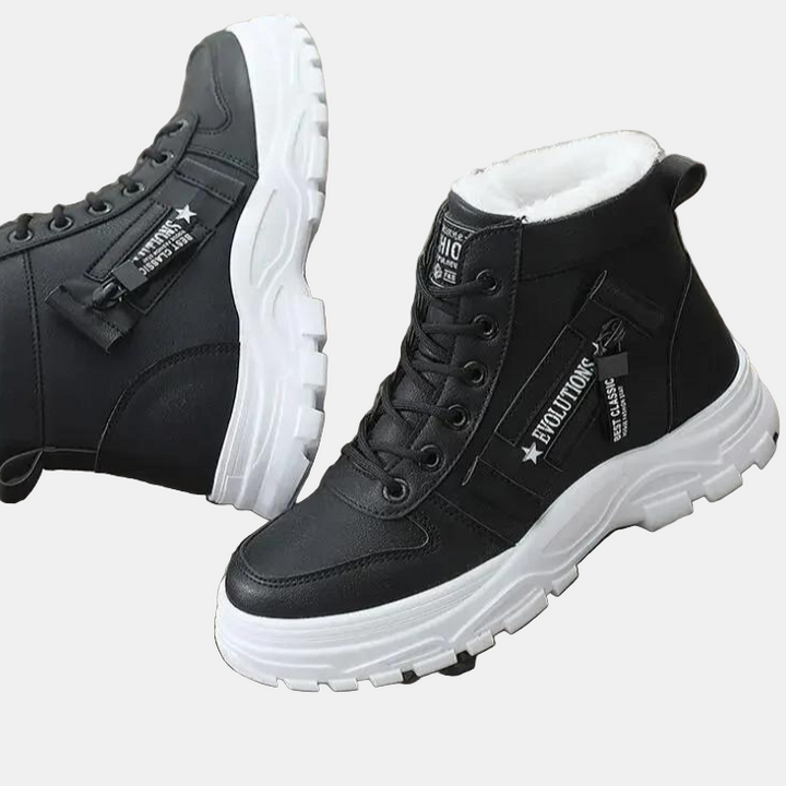 Vonda | Women Platform Fleece Winter Boots