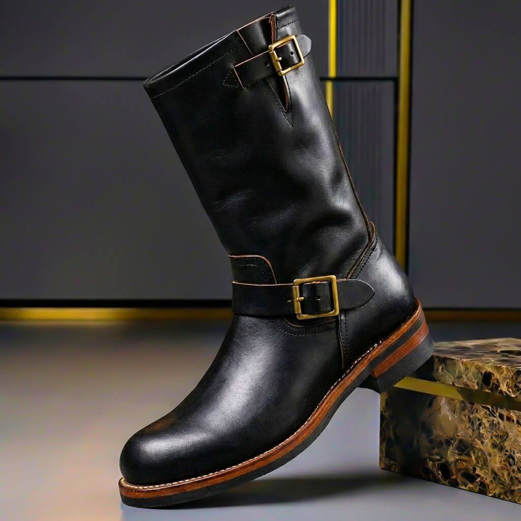 Quilla | Women Buckle Strap High Boots