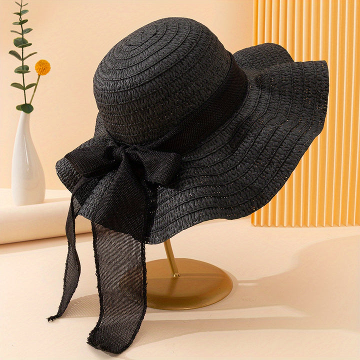 Zia | Women Wavy Brim Straw Hat