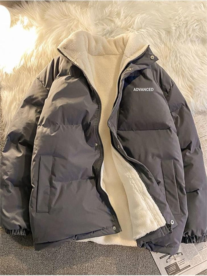 Cwen | Women Fleece Collar Cropped Puffer Vest