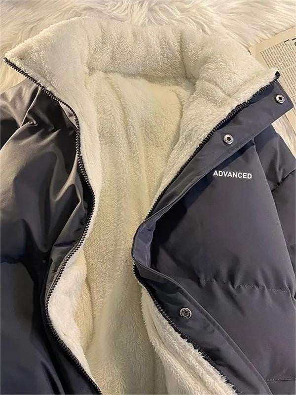 Cwen | Women Fleece Collar Cropped Puffer Vest