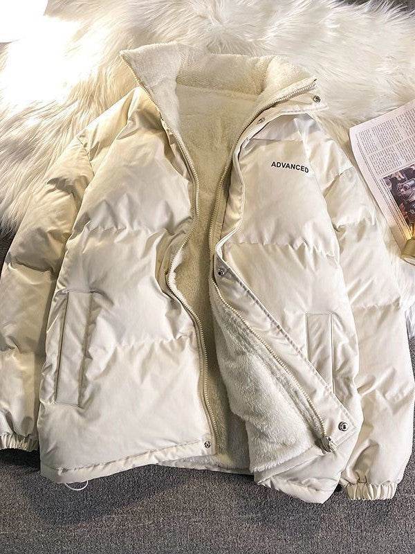 Cwen | Women Fleece Collar Cropped Puffer Vest