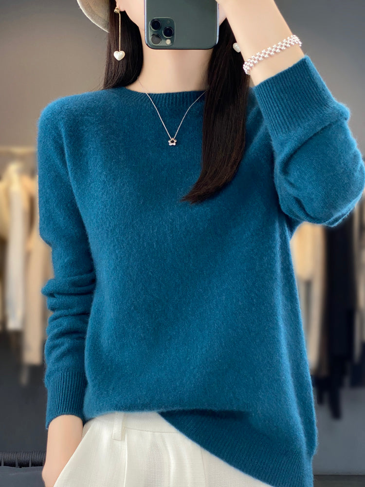 Sisley | Women Crew Neck Cardigan Sweater