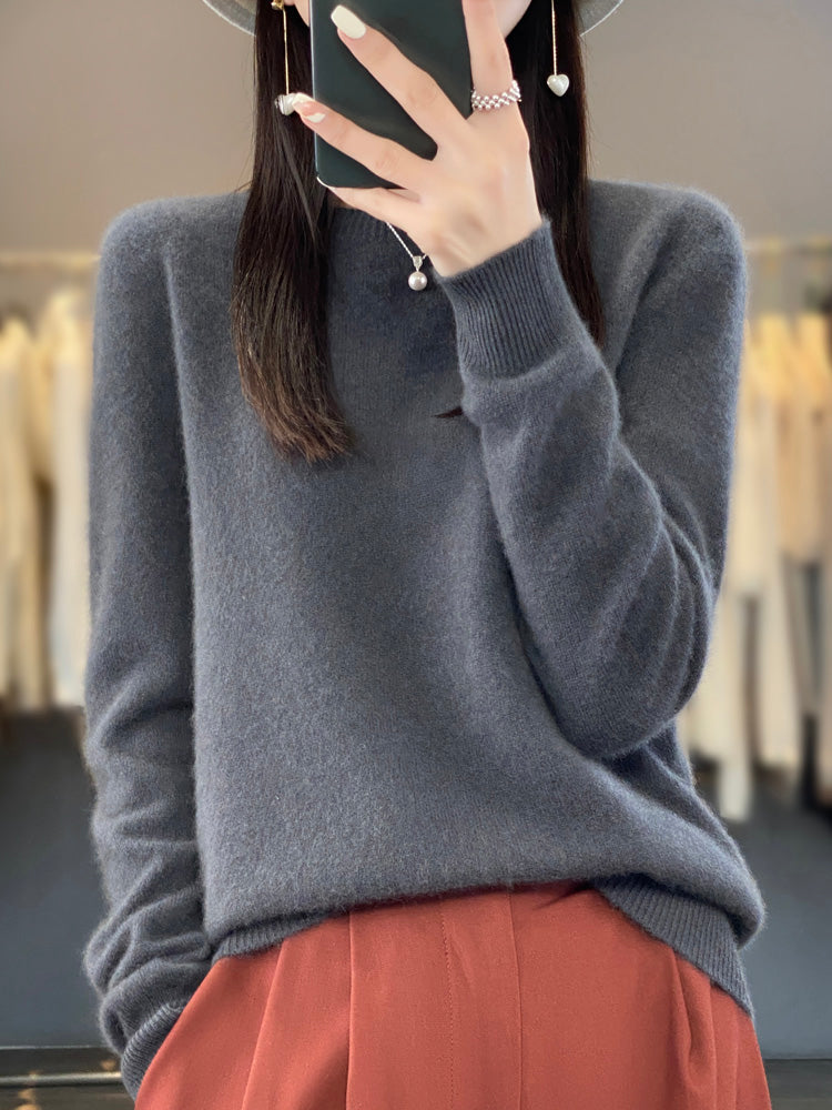 Sisley | Women Crew Neck Cardigan Sweater