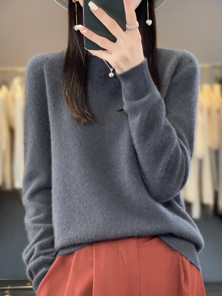 Sisley | Women Crew Neck Cardigan Sweater