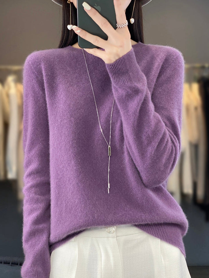 Sisley | Women Crew Neck Cardigan Sweater