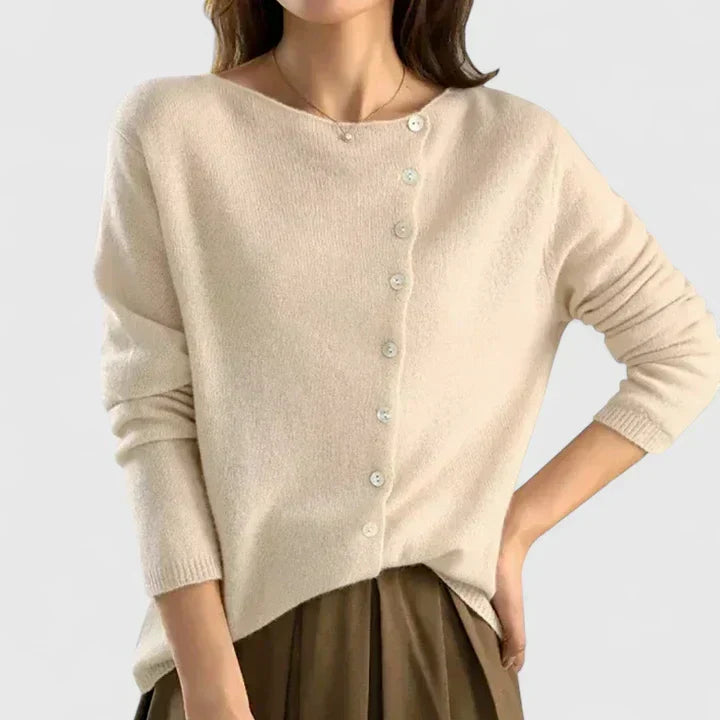 Griselda | Women Collar Button Cardigan Sweater