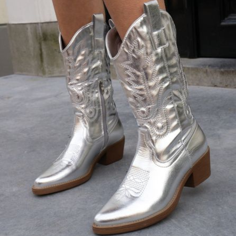 Melisent | Women Pointed Western Sparkly Boots