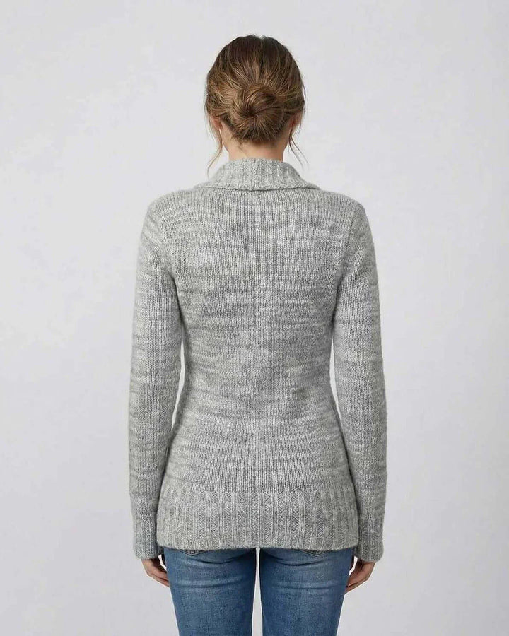 Fidelma | Women Shawl Collar Cardigan Sweater