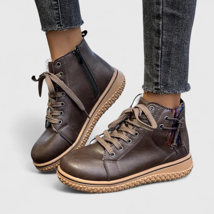 Petula | Women High Top Lace Up Boots