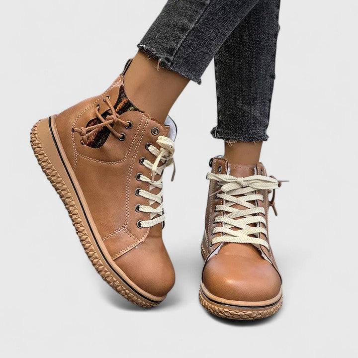 Petula | Women High Top Lace Up Boots