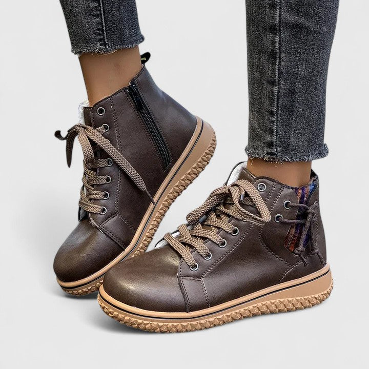 Petula | Women High Top Lace Up Boots