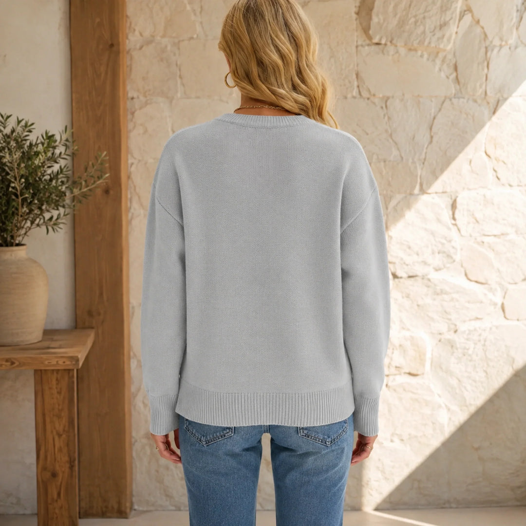Inge | Women Letter Graphic Apres Ski Sweater