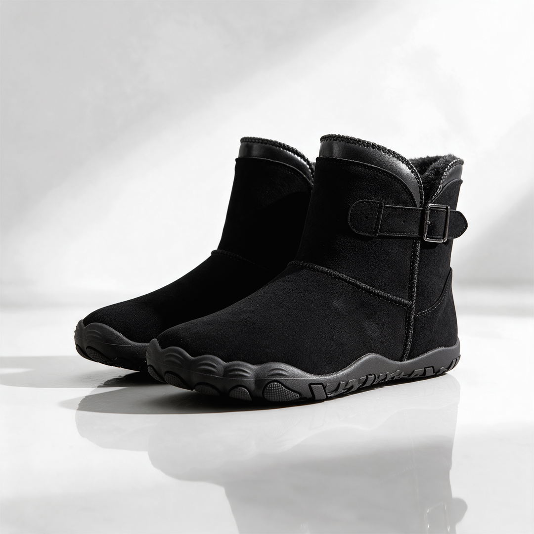 Sula | Women Buckle Fleece Winter Boots