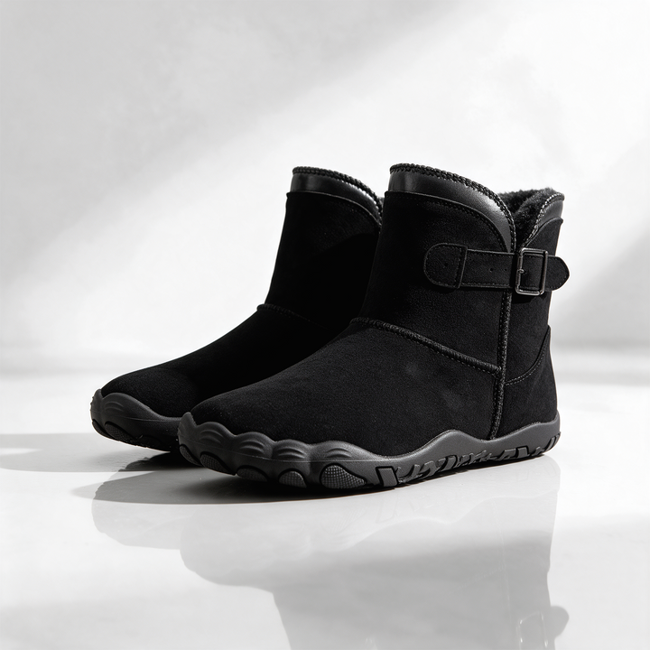 Sula | Women Buckle Fleece Winter Boots