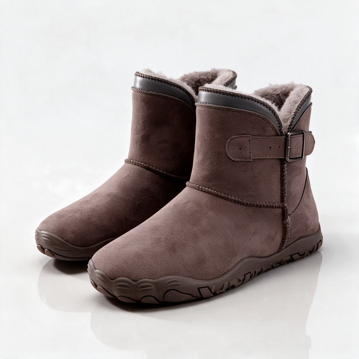 Sula | Women Buckle Fleece Winter Boots