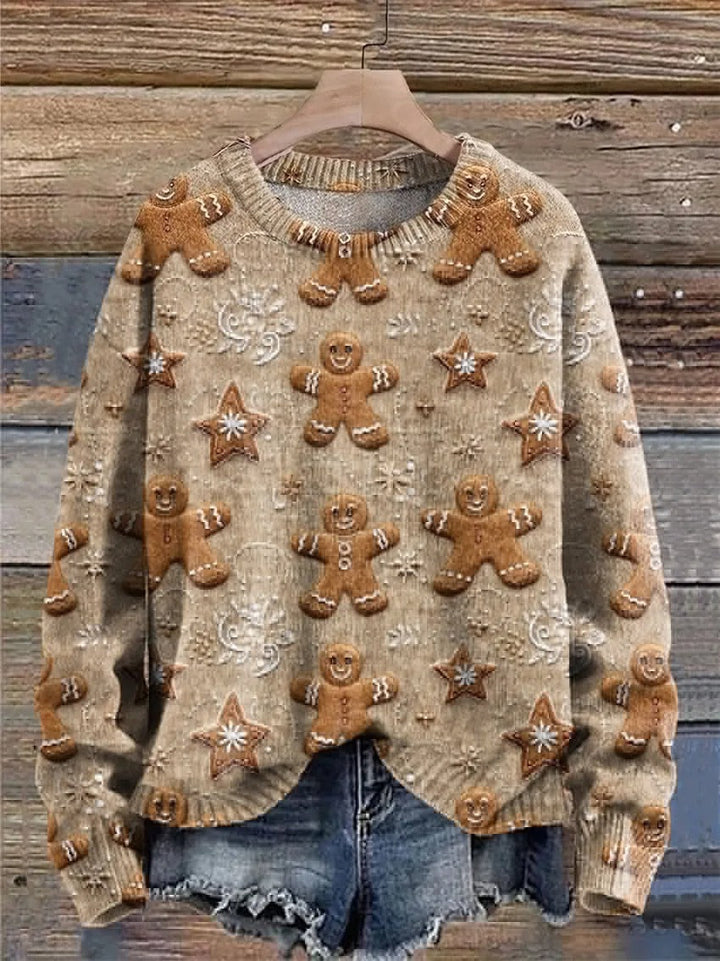 Olwenna | Women Tree Motif Apres Ski Sweater