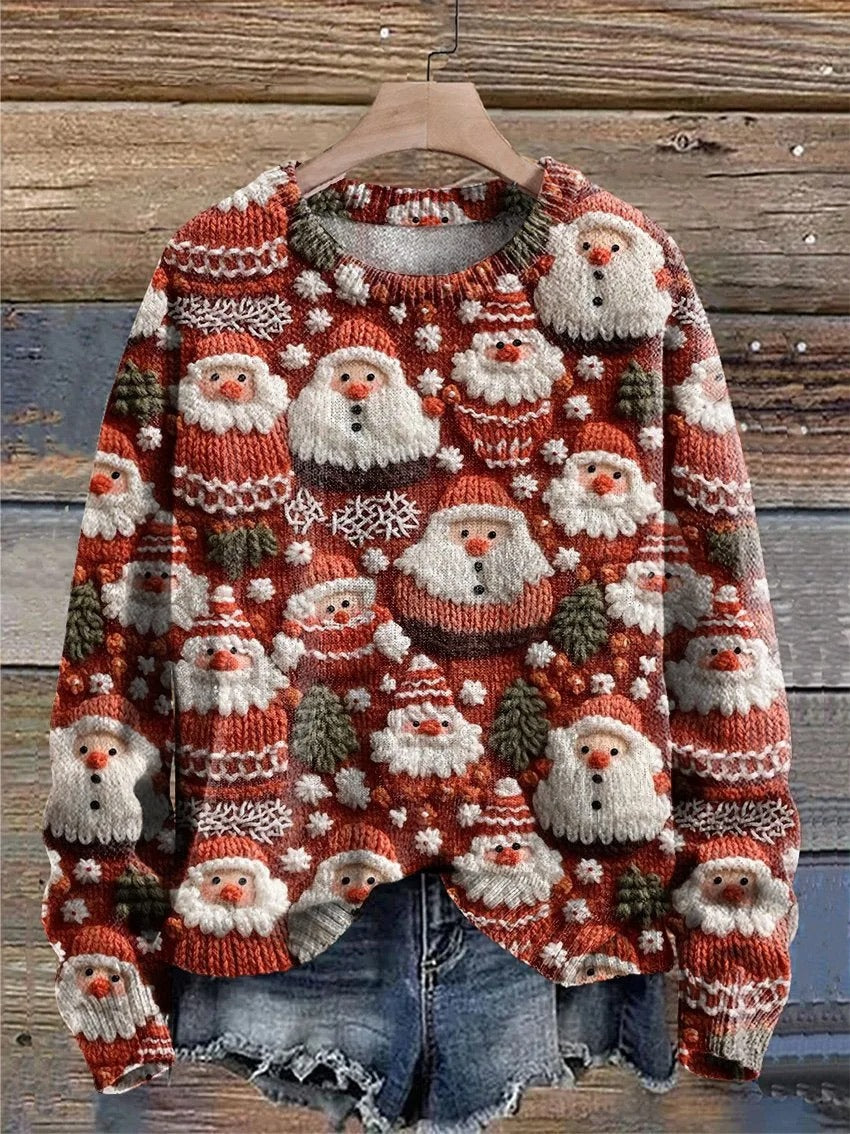 Olwenna | Women Tree Motif Apres Ski Sweater