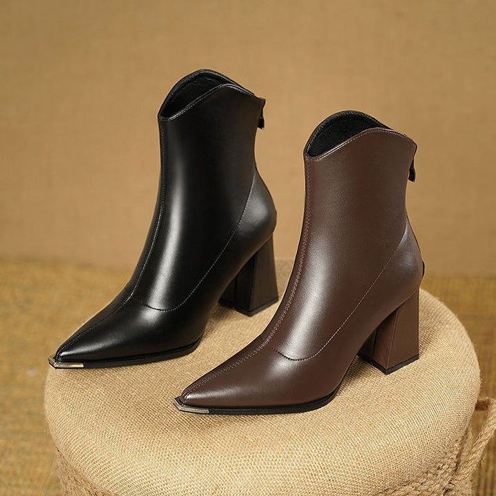 Darla | Women Chrome Tip Winter Boots