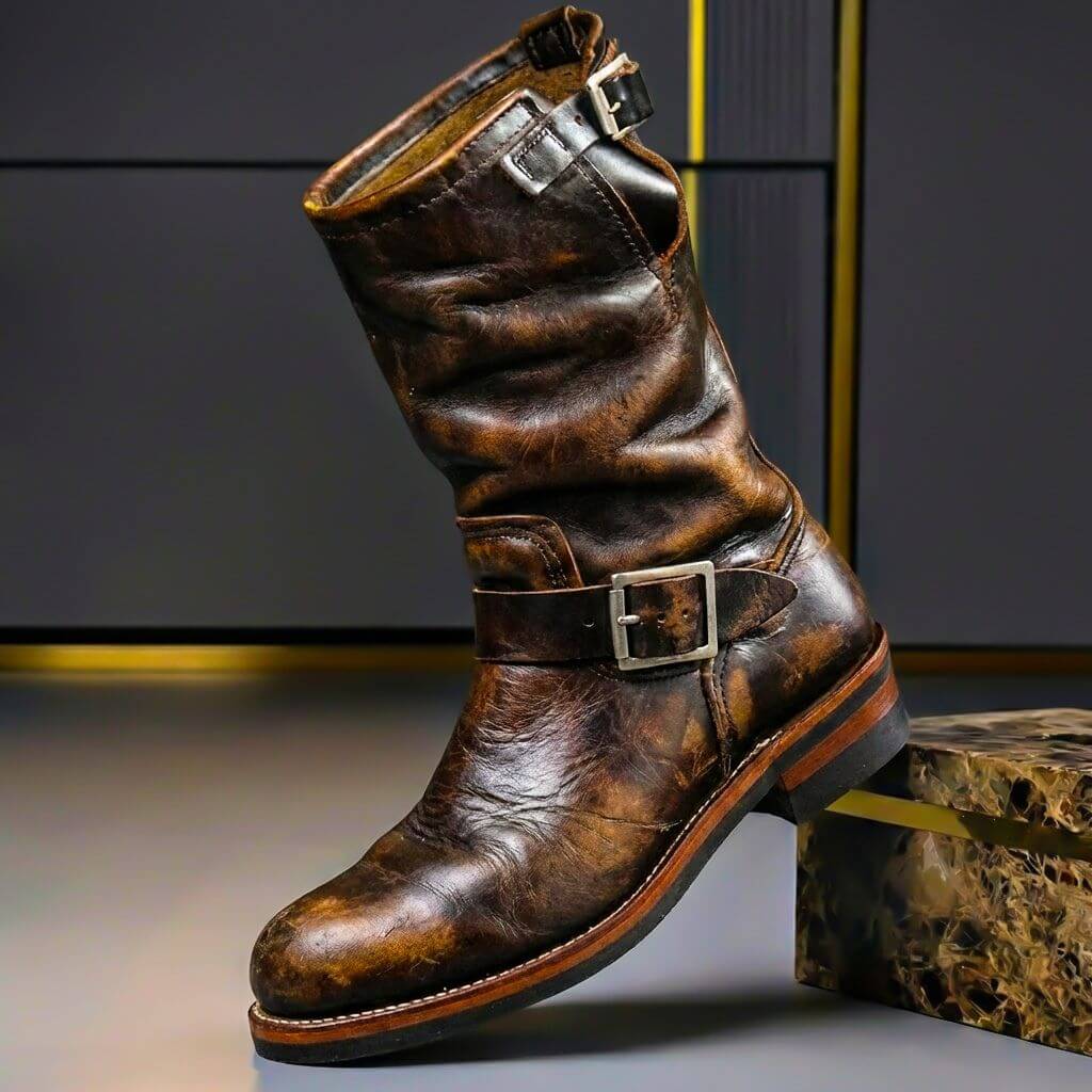 Quilla | Women Buckle Strap High Boots