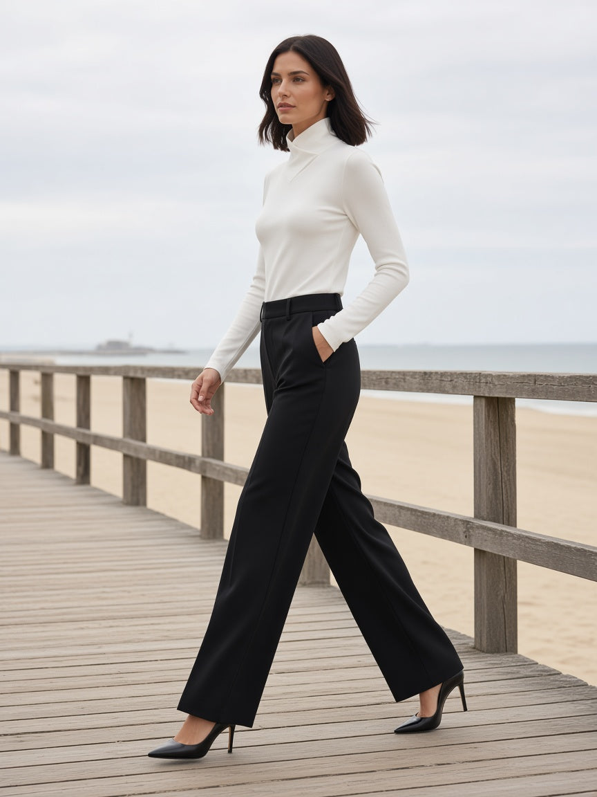 Valeska | Women Fitted Roll Neck Jumper